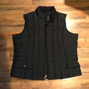 Eddie Bauer Goose Down Black Puffer Vest